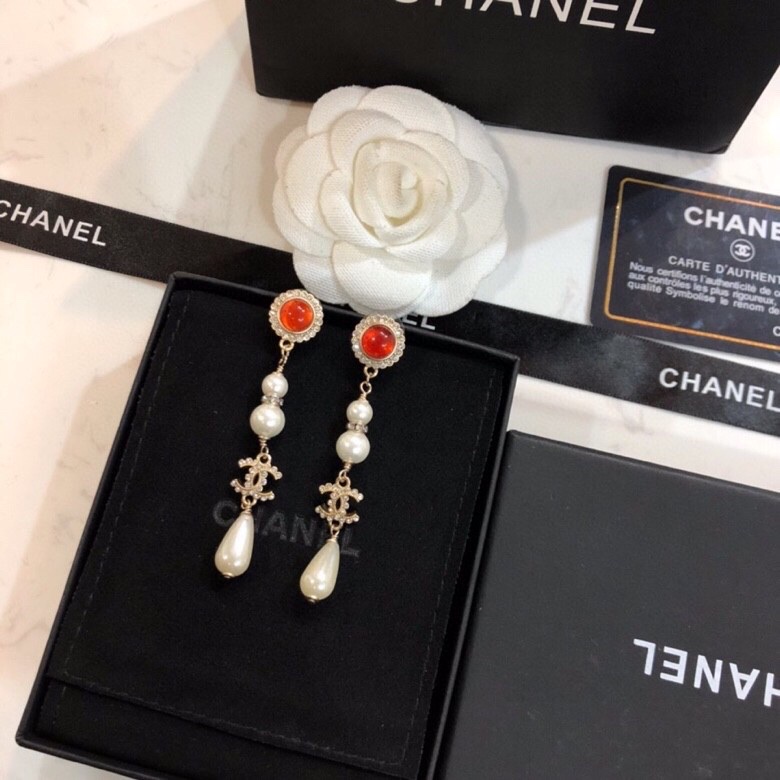 Ch*el earrings